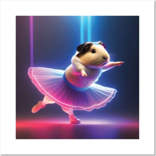 Ballerina Guinea Pig Posters and Art